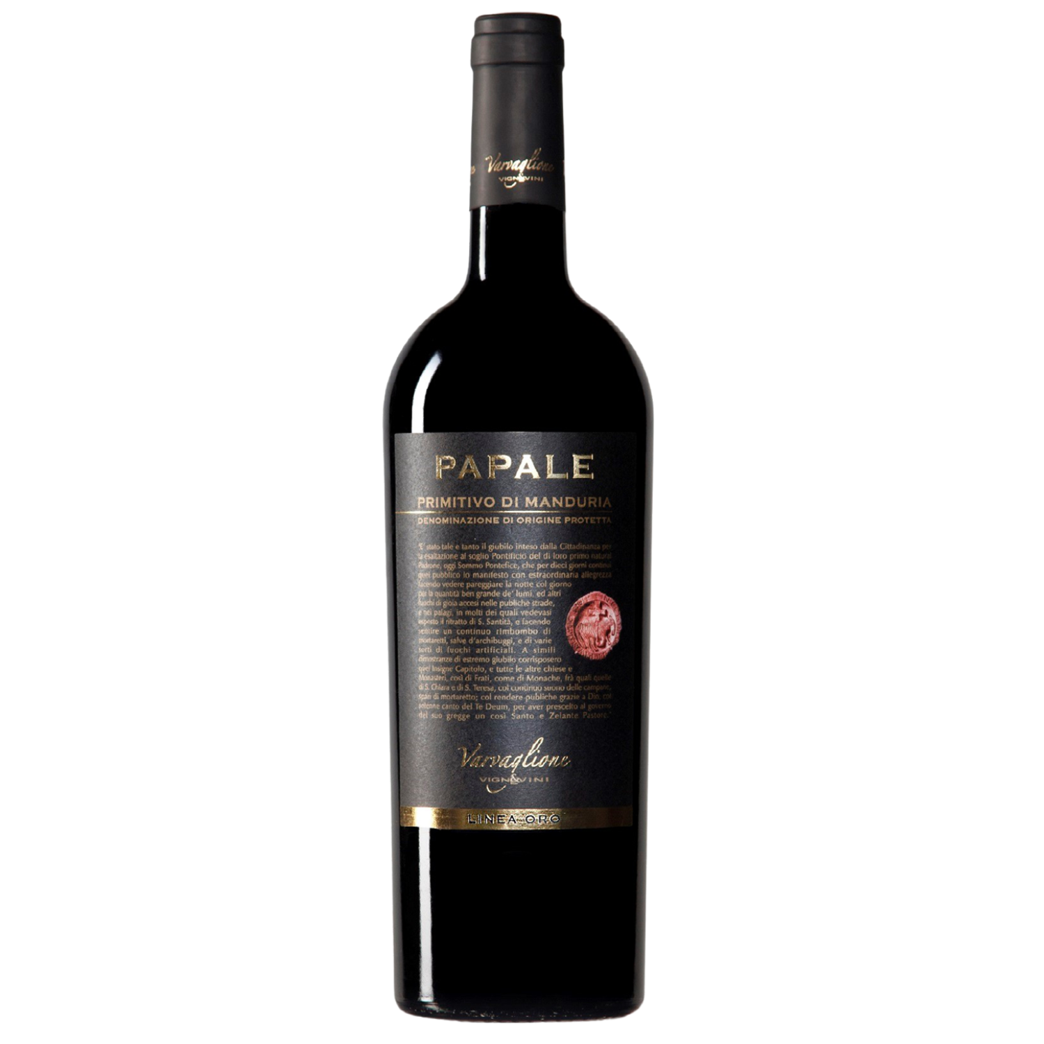 Varvaglione Papale Linea Oro Primitivo di Manduria DOP 2020
