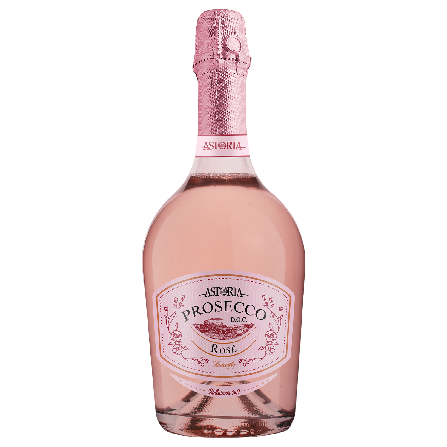 Butterfly Prosecco DOC Rosé Millesimato Extra Dry 2023 Astoria